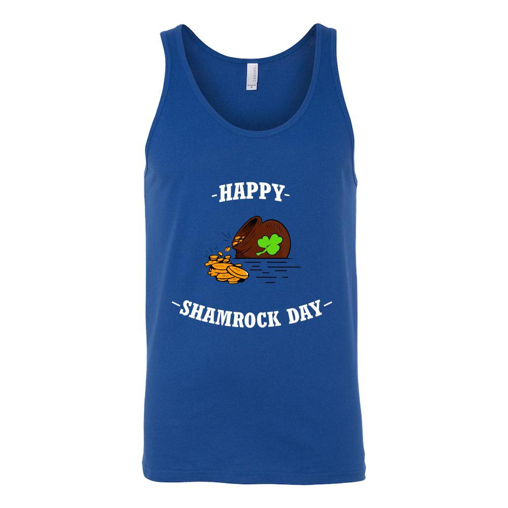 Saint Patrick's Day- "Happy Shamrock Day Golden pot " - custom made funny t-shirts, original gifts.-T-shirt-Teelime | shirts-hoodies-mugs