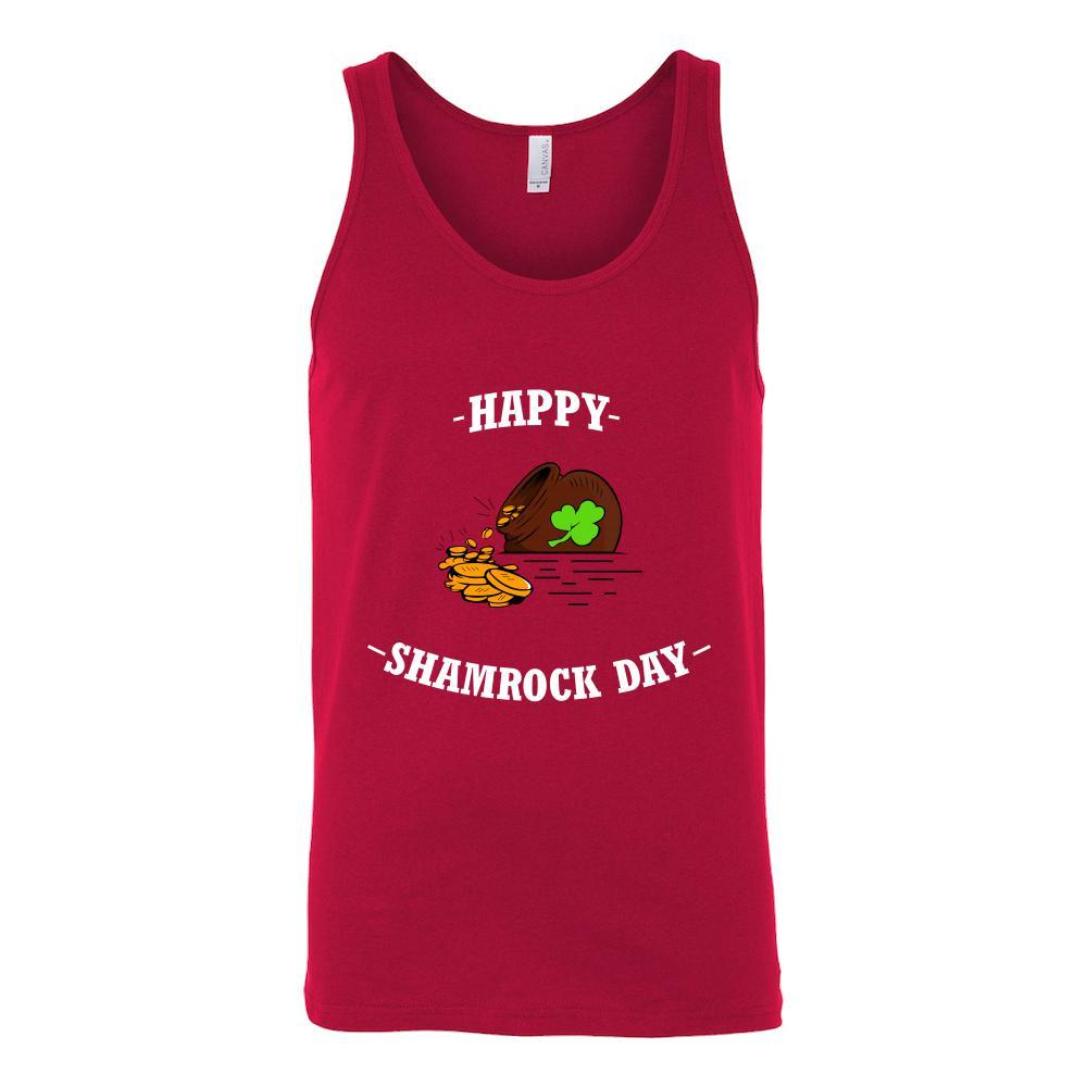 Saint Patrick's Day- "Happy Shamrock Day Golden pot " - custom made funny t-shirts, original gifts.-T-shirt-Teelime | shirts-hoodies-mugs