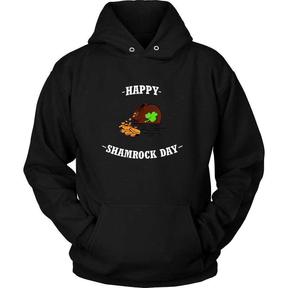 Saint Patrick's Day - " Happy Shamrock Day Golden Pot " - custom made funny t-shirts, original gifts.-T-shirt-Teelime | shirts-hoodies-mugs