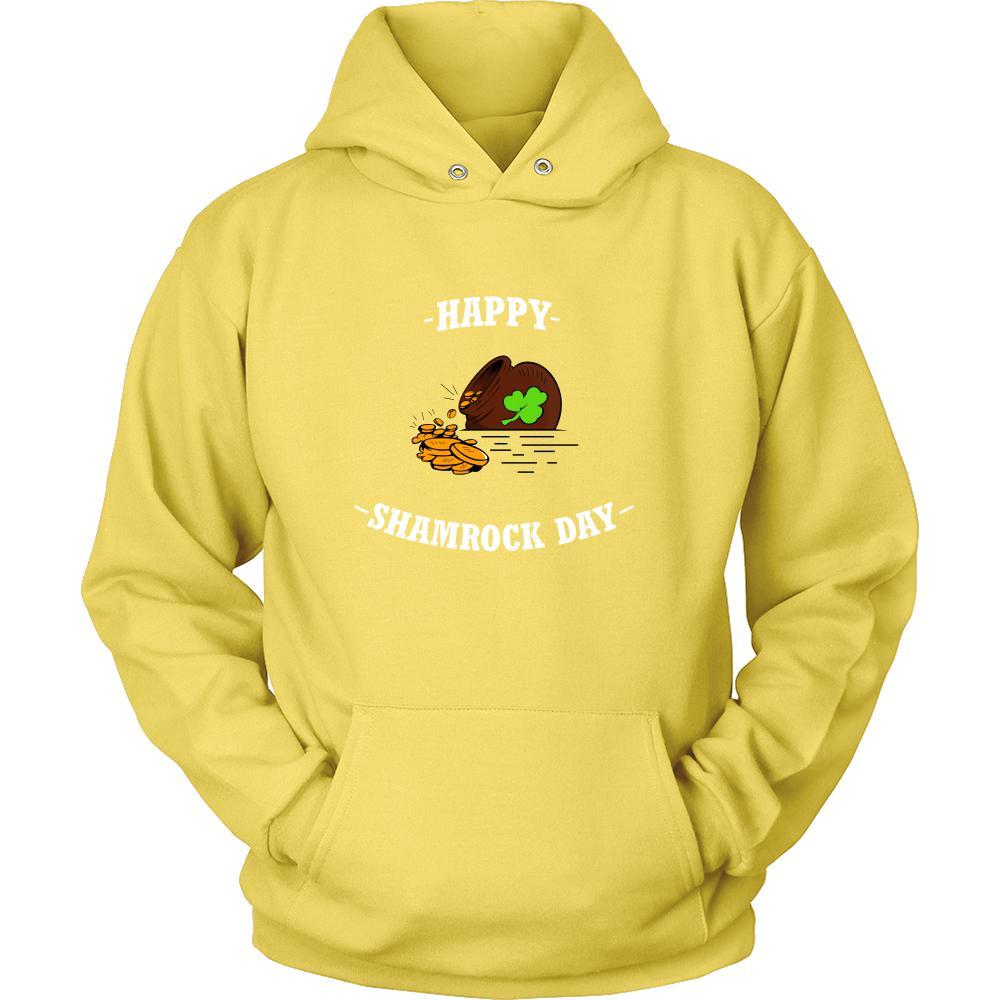 Saint Patrick's Day - " Happy Shamrock Day Golden Pot " - custom made funny t-shirts, original gifts.-T-shirt-Teelime | shirts-hoodies-mugs