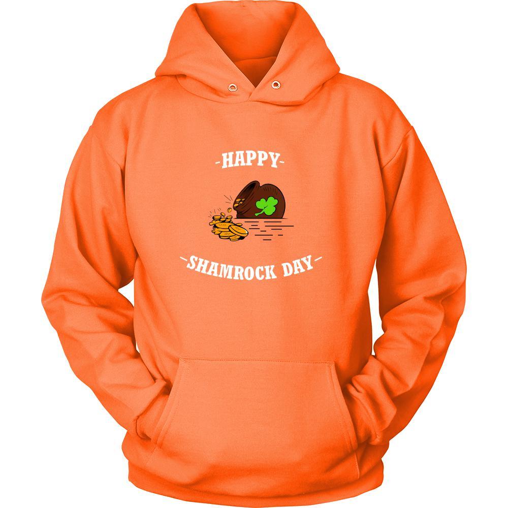 Saint Patrick's Day - " Happy Shamrock Day Golden Pot " - custom made funny t-shirts, original gifts.-T-shirt-Teelime | shirts-hoodies-mugs