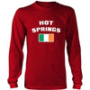 Saint Patrick's Day - "Hot Springs Parade Irish Flag" - custom made cool apparel.-T-shirt-Teelime | shirts-hoodies-mugs