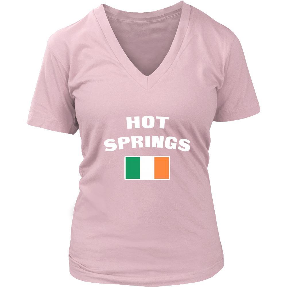 Saint Patrick's Day - " Hot Springs Parade Irish Flag " - custom made festive t-shirts.-T-shirt-Teelime | shirts-hoodies-mugs