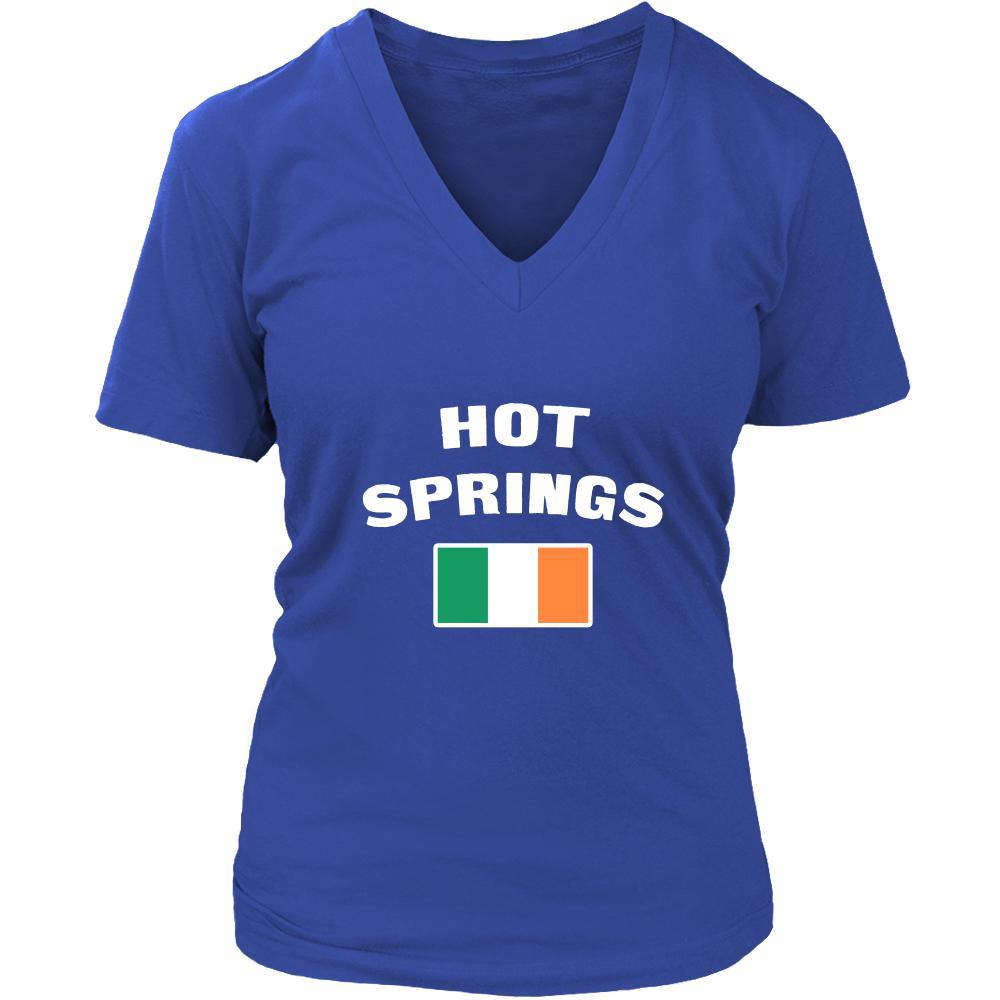 Saint Patrick's Day - " Hot Springs Parade Irish Flag " - custom made festive t-shirts.-T-shirt-Teelime | shirts-hoodies-mugs