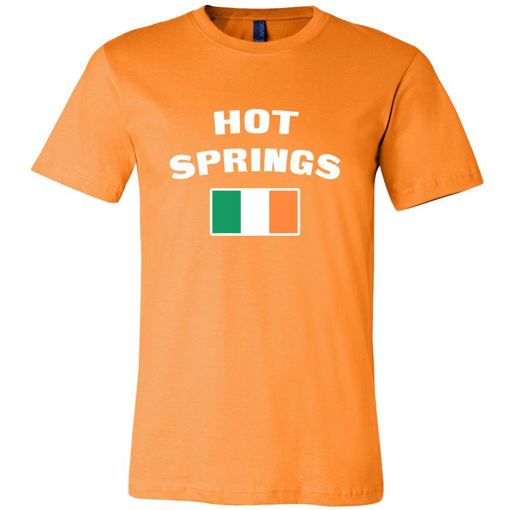 Saint Patrick's Day - " Hot Springs Parade Irish Flag " - custom made festive t-shirts.-T-shirt-Teelime | shirts-hoodies-mugs