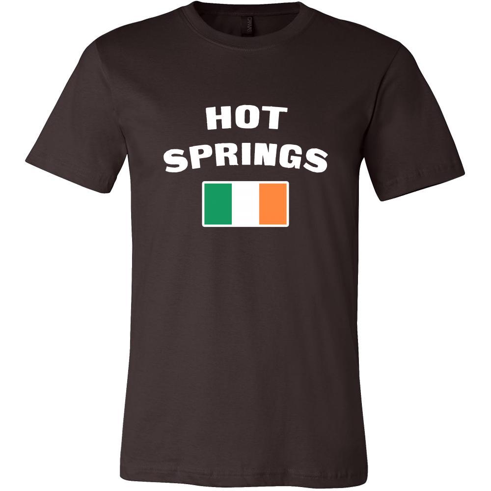 Saint Patrick's Day - " Hot Springs Parade Irish Flag " - custom made festive t-shirts.-T-shirt-Teelime | shirts-hoodies-mugs