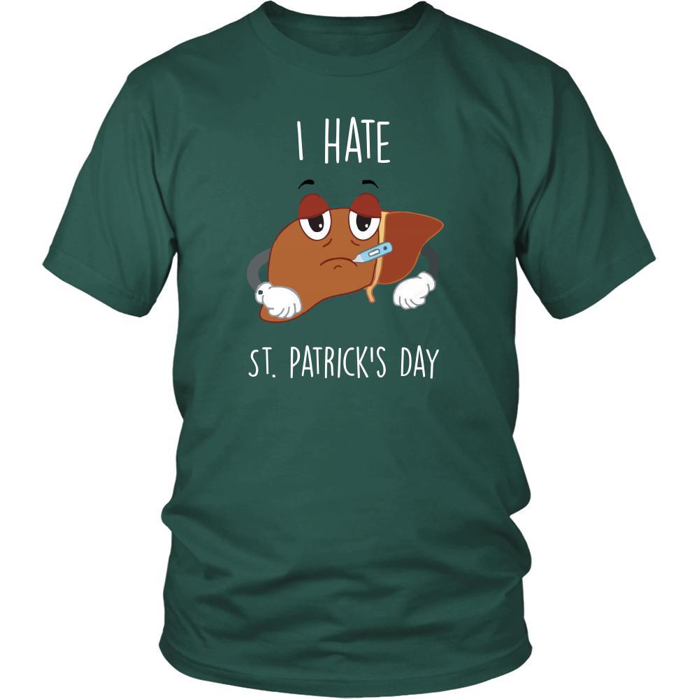 Saint Patrick's Day - " I hate it " - custom made funny t-shirts.-T-shirt-Teelime | shirts-hoodies-mugs