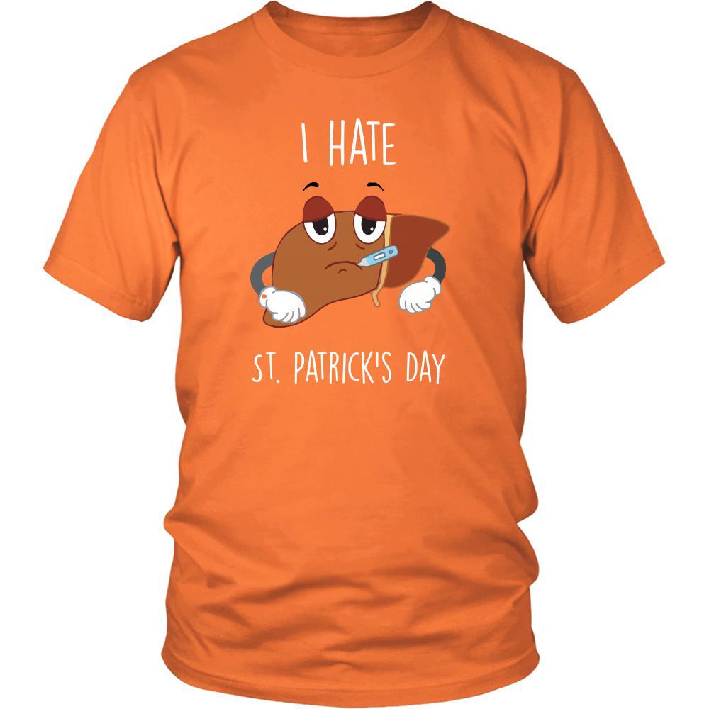 Saint Patrick's Day - " I hate it " - custom made funny t-shirts.-T-shirt-Teelime | shirts-hoodies-mugs