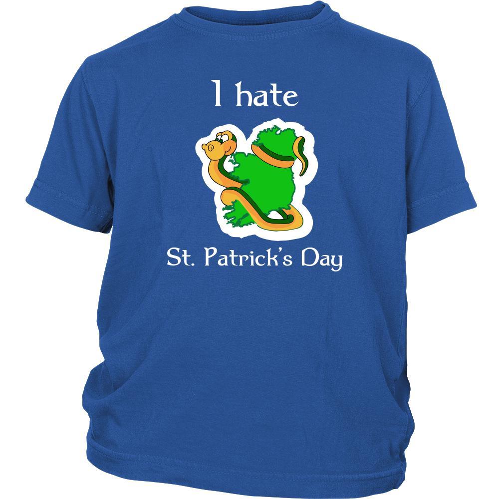 Saint Patrick's Day - I hate St. Patrick's Day - Funny Irish Snake t-shirt-T-shirt-Teelime | shirts-hoodies-mugs