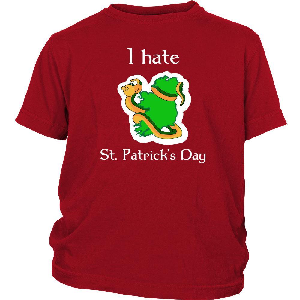 Saint Patrick's Day - I hate St. Patrick's Day - Funny Irish Snake t-shirt-T-shirt-Teelime | shirts-hoodies-mugs