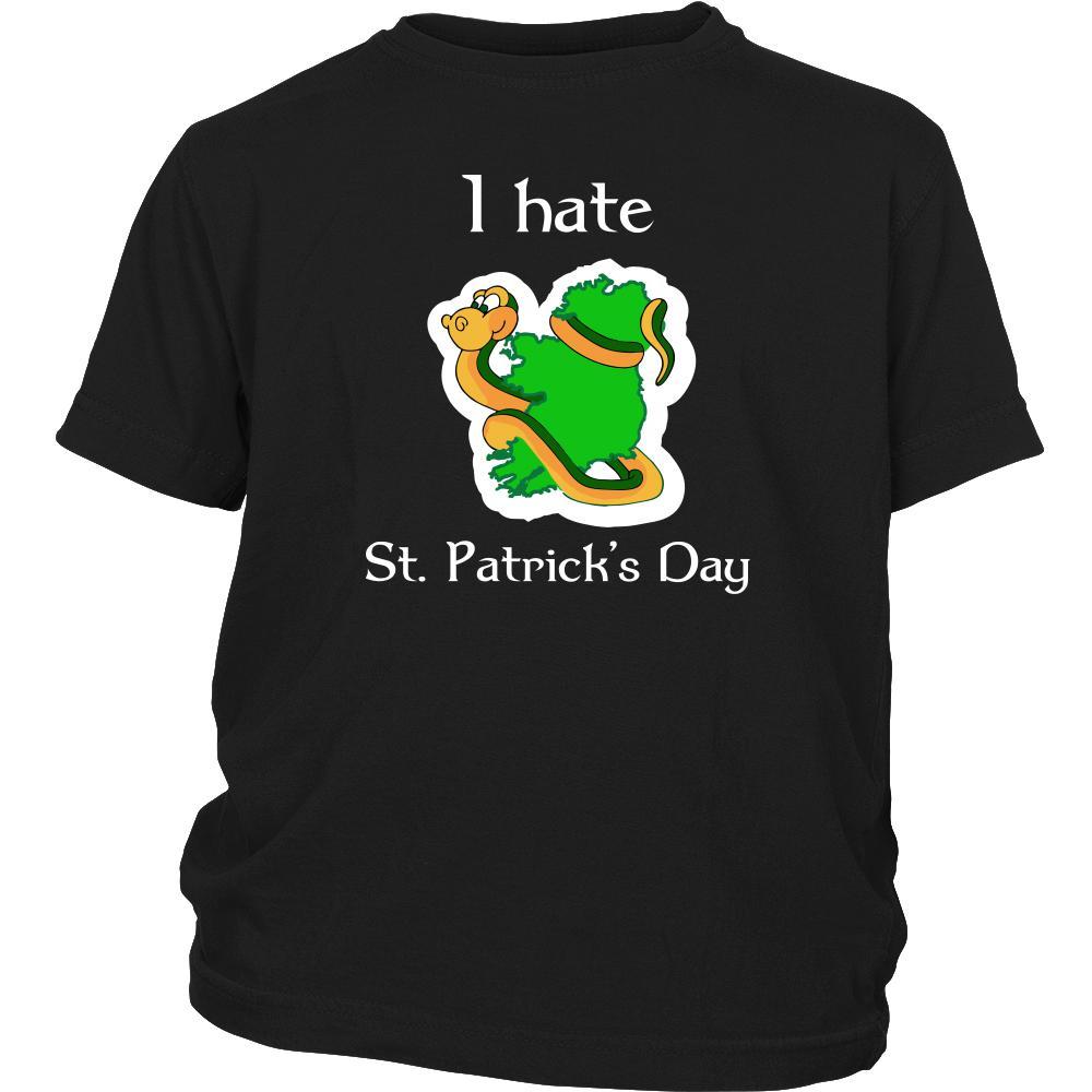 Saint Patrick's Day - I hate St. Patrick's Day - Funny Irish Snake t-shirt-T-shirt-Teelime | shirts-hoodies-mugs
