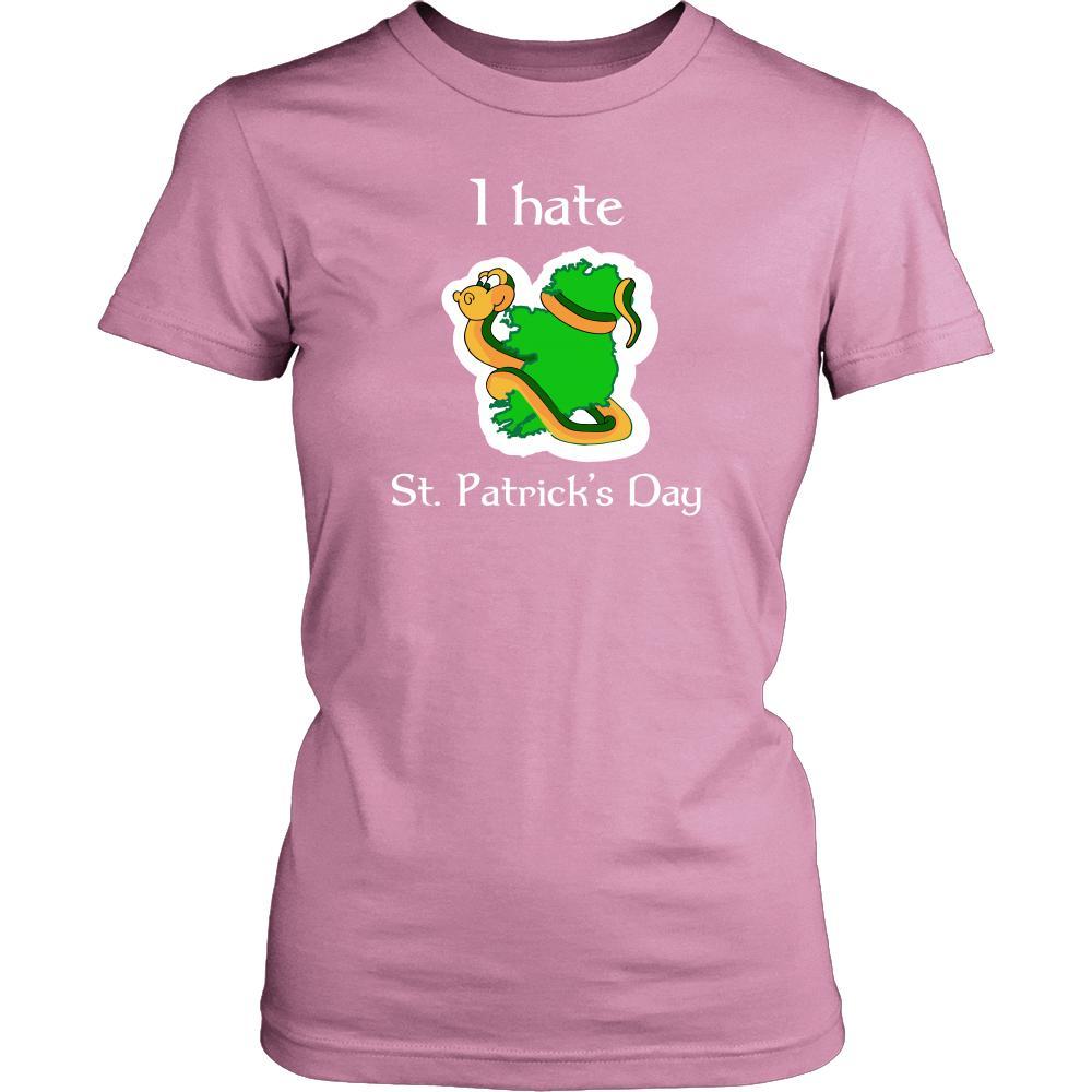 Saint Patrick's Day - I hate St. Patrick's Day - Funny Irish Snake t-shirt-T-shirt-Teelime | shirts-hoodies-mugs