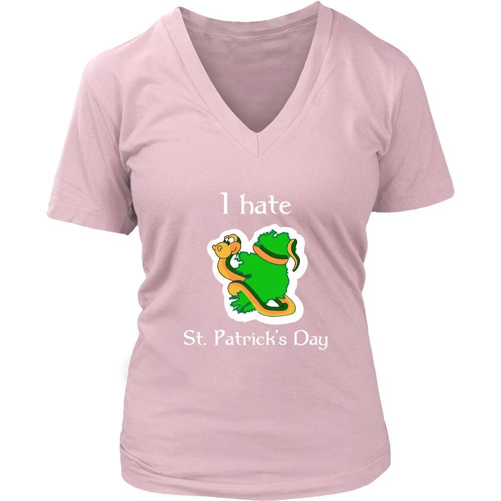 Saint Patrick's Day - I hate St. Patrick's Day - Funny Irish Snake t-shirt-T-shirt-Teelime | shirts-hoodies-mugs