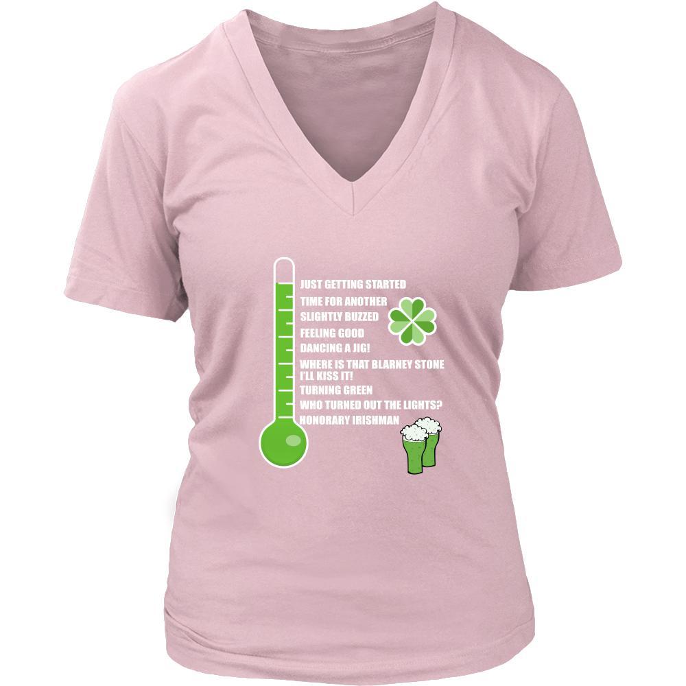 Saint Patrick's Day - " Irish Drinkometer " - custom made funny t-shirts, original gifts.-T-shirt-Teelime | shirts-hoodies-mugs