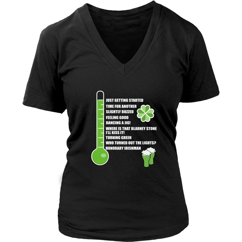 Saint Patrick's Day - " Irish Drinkometer " - custom made funny t-shirts, original gifts.-T-shirt-Teelime | shirts-hoodies-mugs