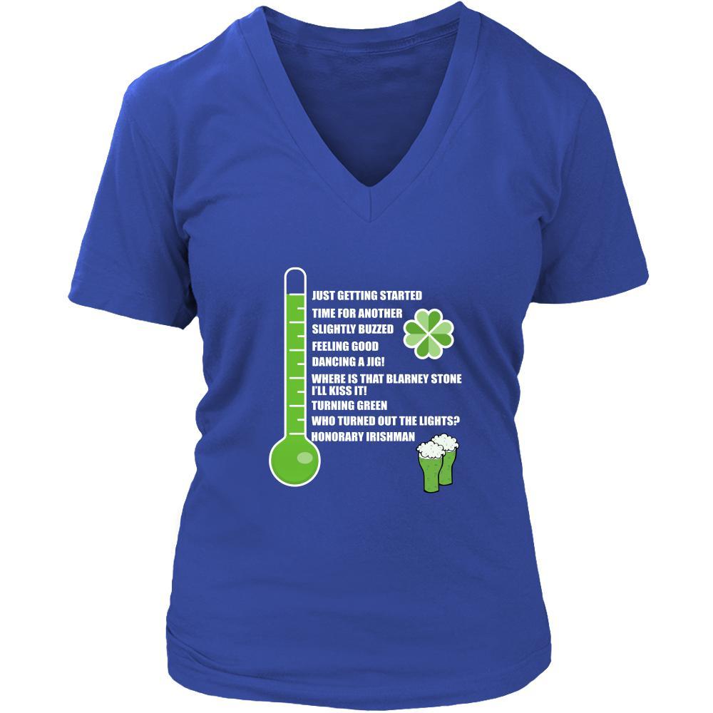 Saint Patrick's Day - " Irish Drinkometer " - custom made funny t-shirts, original gifts.-T-shirt-Teelime | shirts-hoodies-mugs