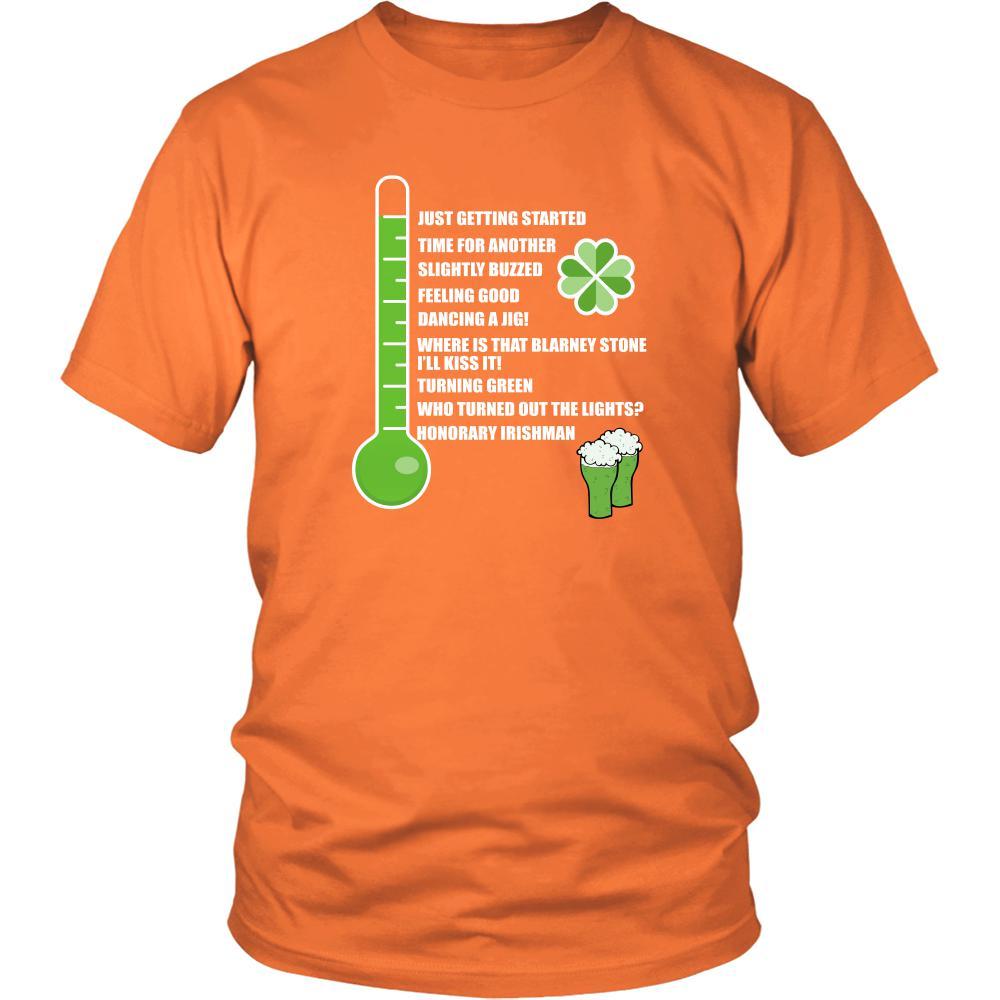 Saint Patrick's Day - " Irish Drinkometer " - custom made funny t-shirts, original gifts.-T-shirt-Teelime | shirts-hoodies-mugs