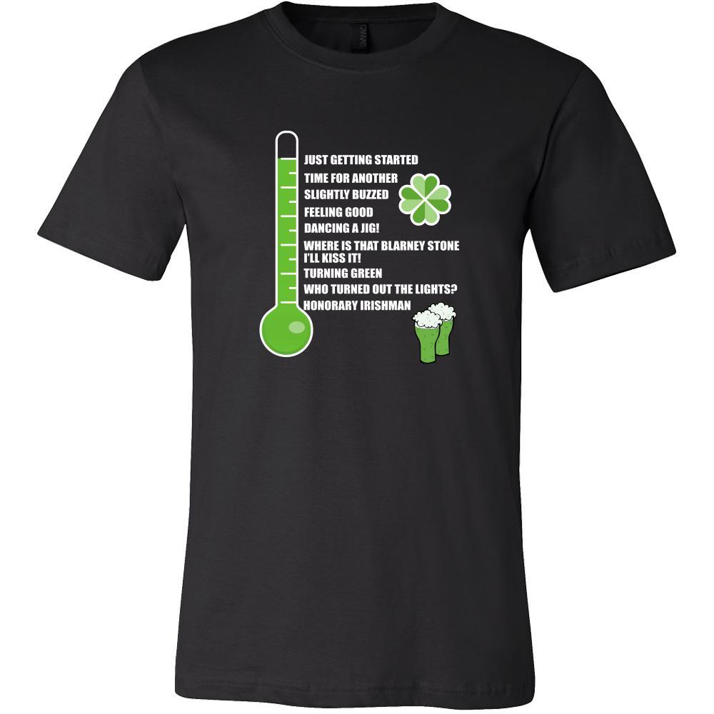 Saint Patrick's Day - " Irish Drinkometer " - custom made funny t-shirts, original gifts.-T-shirt-Teelime | shirts-hoodies-mugs