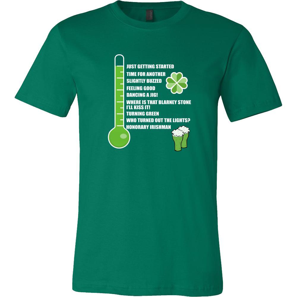 Saint Patrick's Day - " Irish Drinkometer " - custom made funny t-shirts, original gifts.-T-shirt-Teelime | shirts-hoodies-mugs
