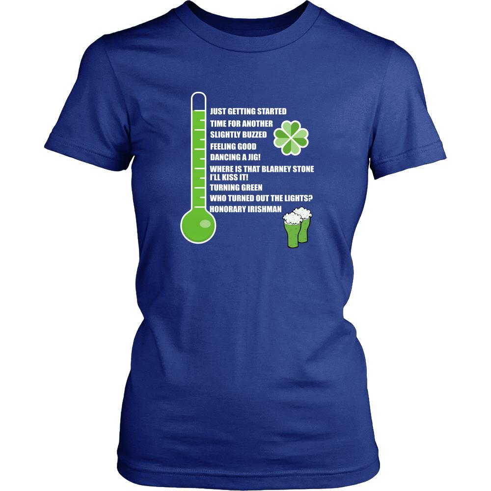 Saint Patrick's Day - " Irish Drinkometer " - custom made funny t-shirts, original gifts.-T-shirt-Teelime | shirts-hoodies-mugs