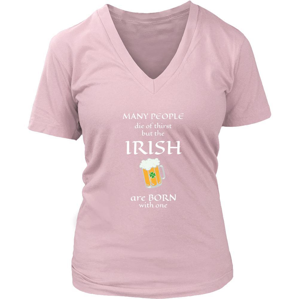 Saint Patrick's Day " Irish thirst for Beer " - custom made funny t-shirts, original gifts.-T-shirt-Teelime | shirts-hoodies-mugs