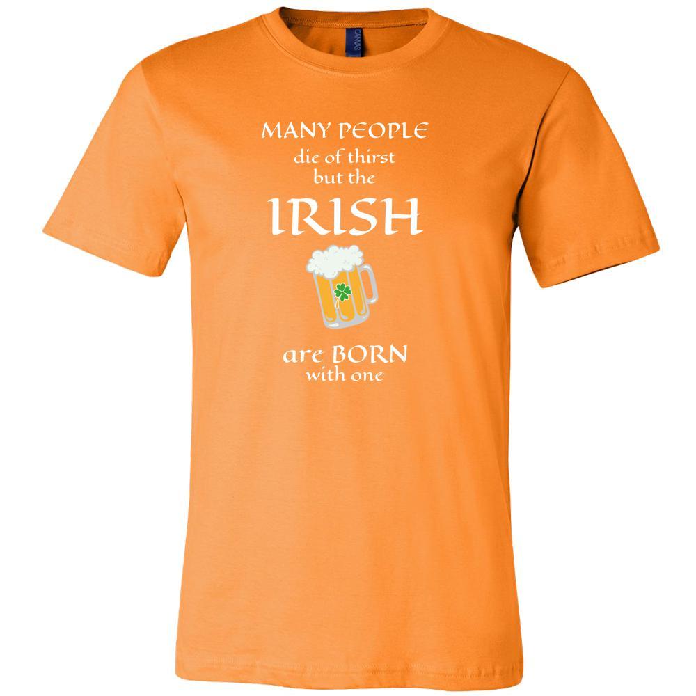 Saint Patrick's Day " Irish thirst for Beer " - custom made funny t-shirts, original gifts.-T-shirt-Teelime | shirts-hoodies-mugs