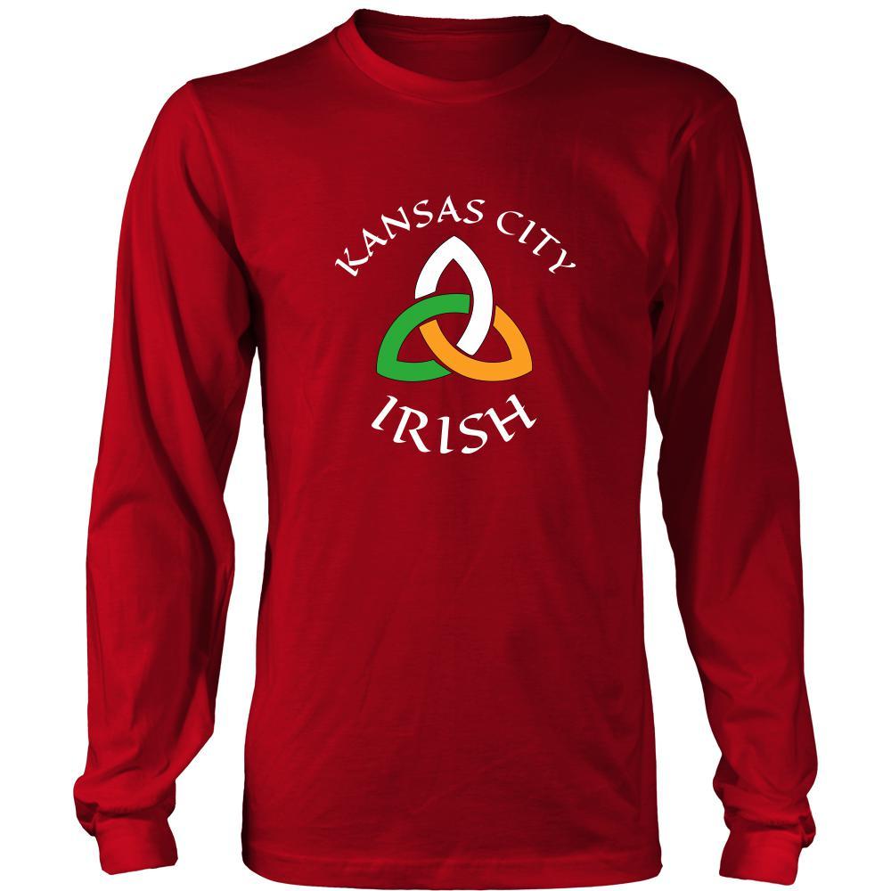Saint Patrick's Day - " Kansas City Irish Parade " - custom made funny apparel.-T-shirt-Teelime | shirts-hoodies-mugs