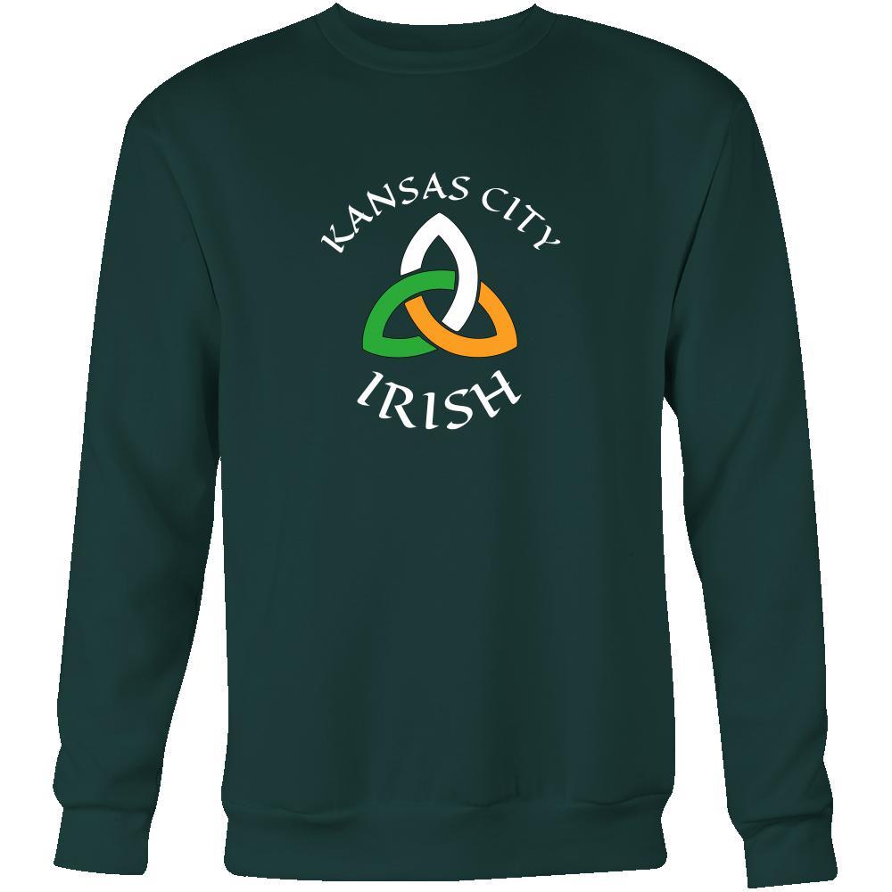 Saint Patrick's Day - " Kansas City Irish Parade " - custom made funny apparel.-T-shirt-Teelime | shirts-hoodies-mugs