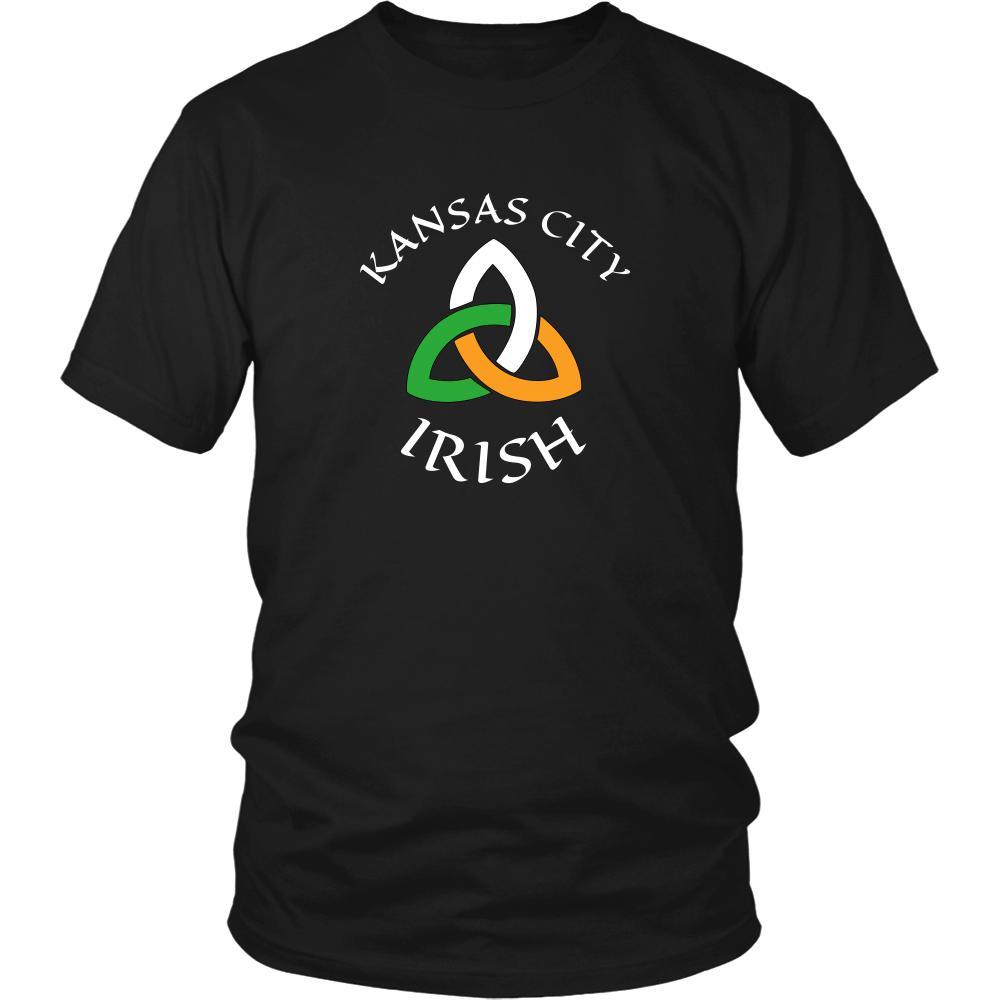 Saint Patrick's Day - " Kansas City Irish Parade " - custom made funny t-shirts.-T-shirt-Teelime | shirts-hoodies-mugs