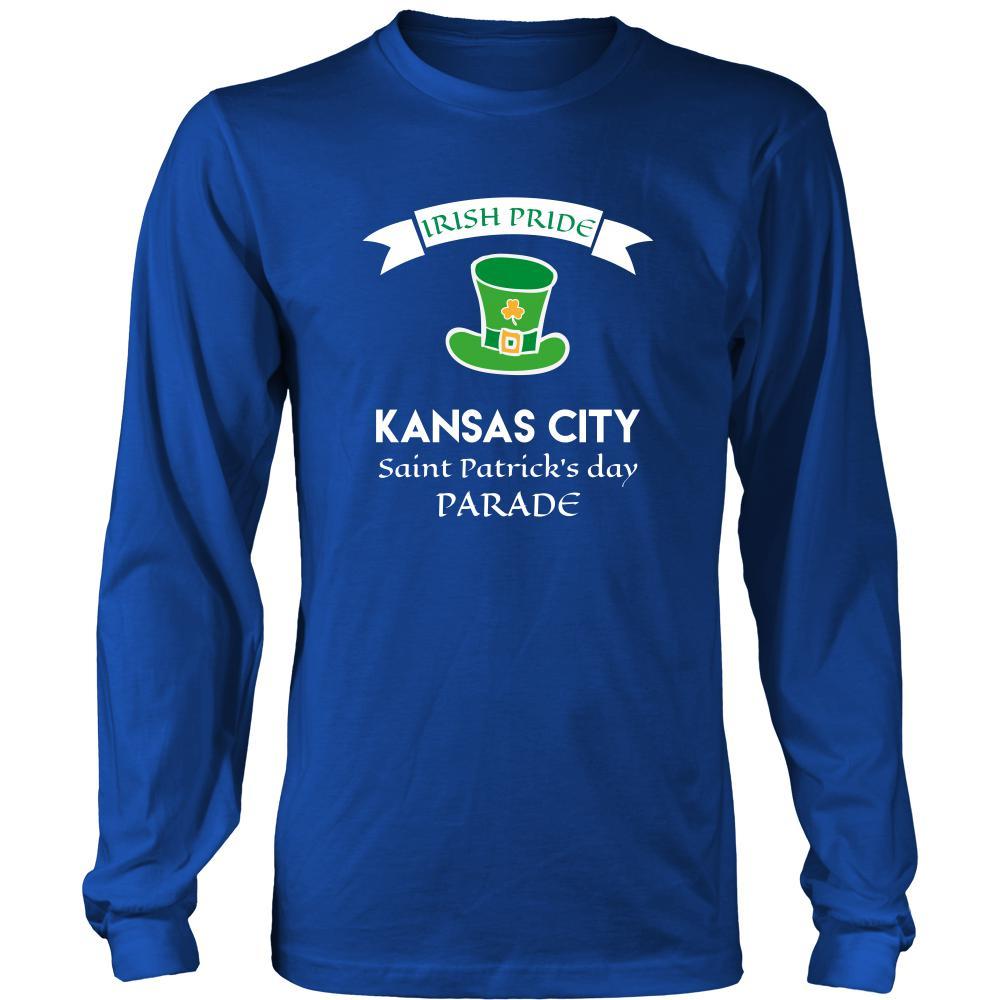 Saint Patrick's Day - " Kansas City Irish Pride Parade " - custom made funny apparel-T-shirt-Teelime | shirts-hoodies-mugs