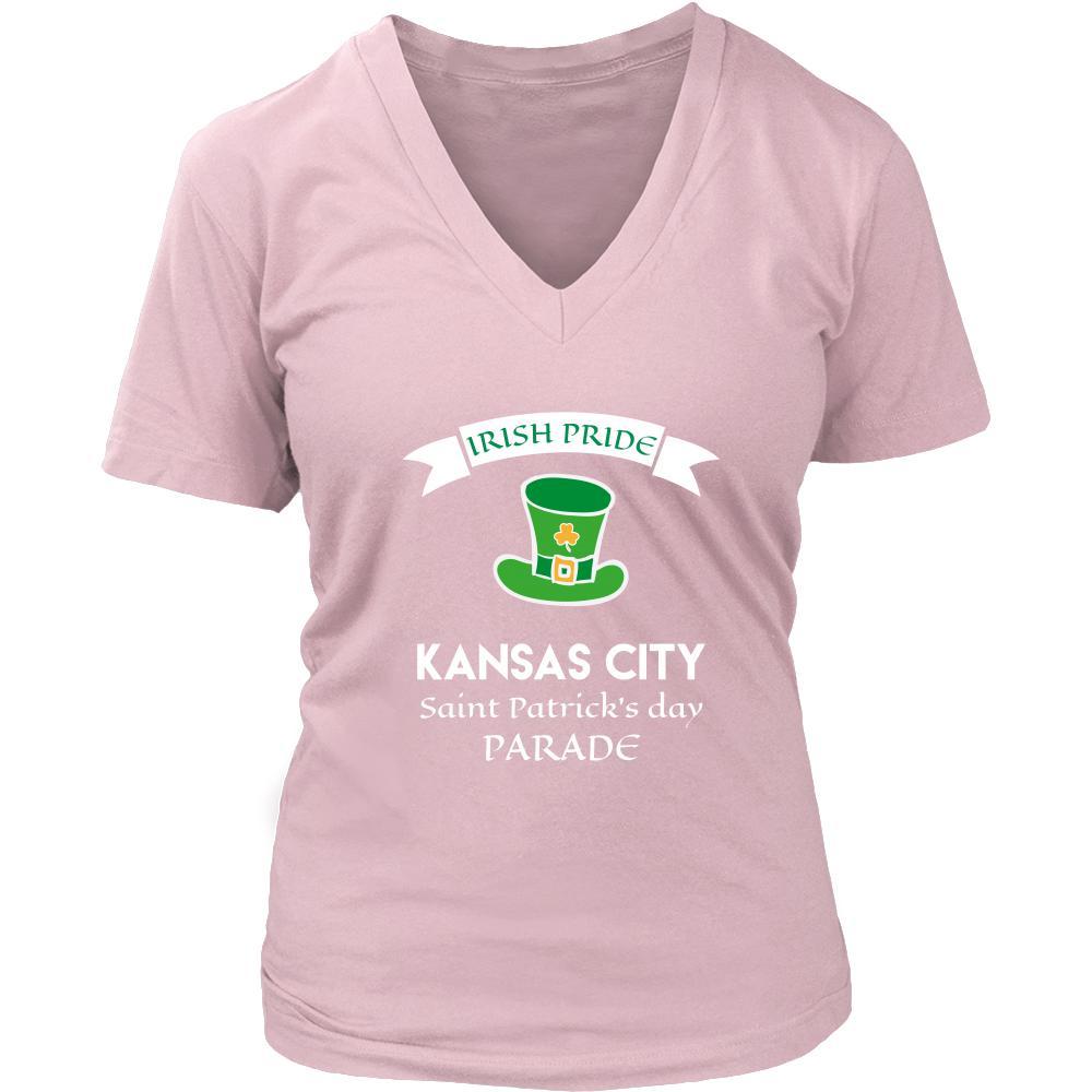 Saint Patrick's Day - " Kansas City Irish Pride Parade " - custom made funny t-shirts.-T-shirt-Teelime | shirts-hoodies-mugs