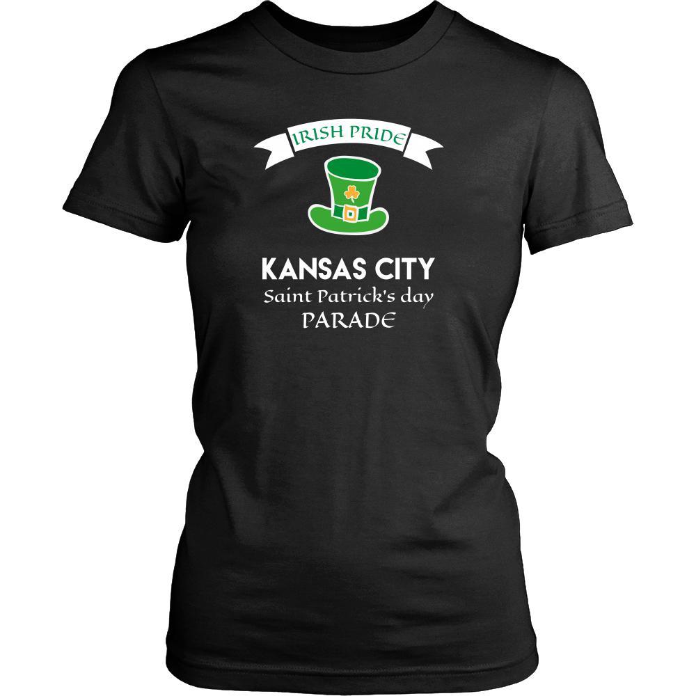 Saint Patrick's Day - " Kansas City Irish Pride Parade " - custom made funny t-shirts.-T-shirt-Teelime | shirts-hoodies-mugs