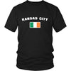 Saint Patrick's Day - "Kansas City Parade Irish Flag" - custom made cool t-shirts.-T-shirt-Teelime | shirts-hoodies-mugs