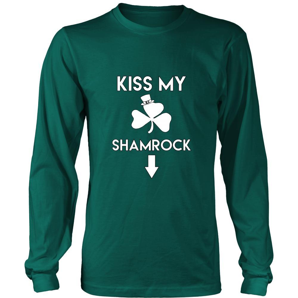 Saint Patrick's Day - " Kiss My Shamrock " - custom made funny t-shirts.-T-shirt-Teelime | shirts-hoodies-mugs