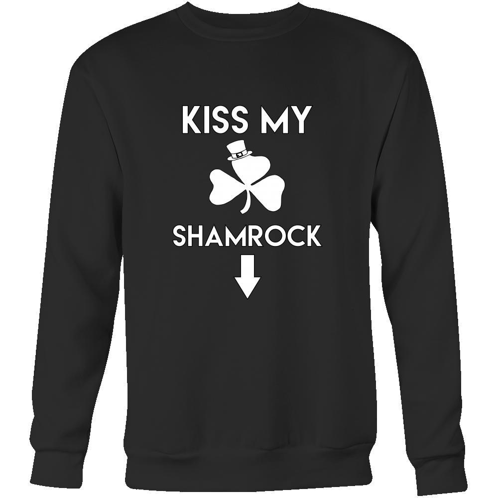 Saint Patrick's Day - " Kiss My Shamrock " - custom made funny t-shirts.-T-shirt-Teelime | shirts-hoodies-mugs