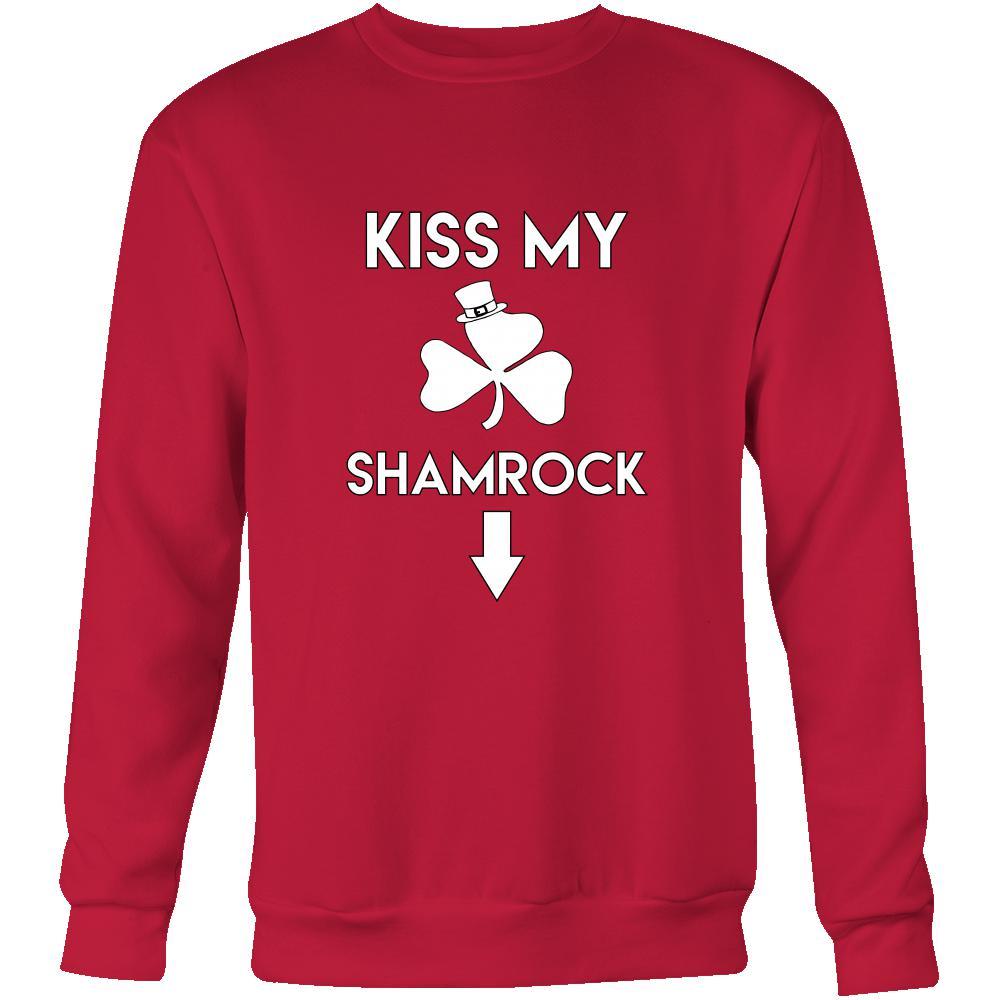Saint Patrick's Day - " Kiss My Shamrock " - custom made funny t-shirts.-T-shirt-Teelime | shirts-hoodies-mugs