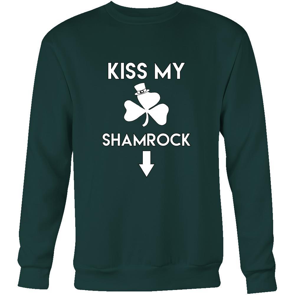 Saint Patrick's Day - " Kiss My Shamrock " - custom made funny t-shirts.-T-shirt-Teelime | shirts-hoodies-mugs