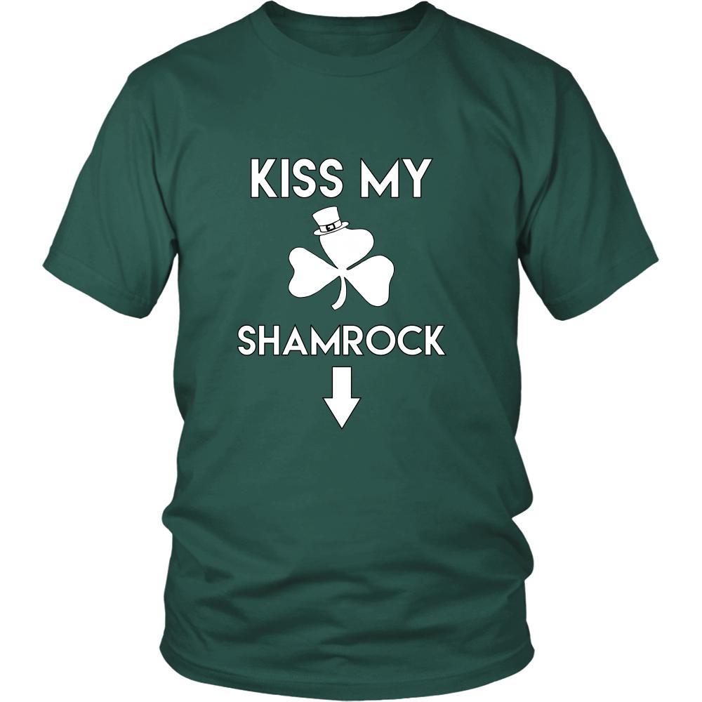 Saint Patrick's Day - " Kiss My Shamrock " - custom made funny t-shirts.-T-shirt-Teelime | shirts-hoodies-mugs