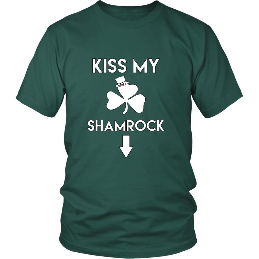 Saint Patrick's Day - " Kiss My Shamrock " - custom made funny t-shirts.-T-shirt-Teelime | shirts-hoodies-mugs