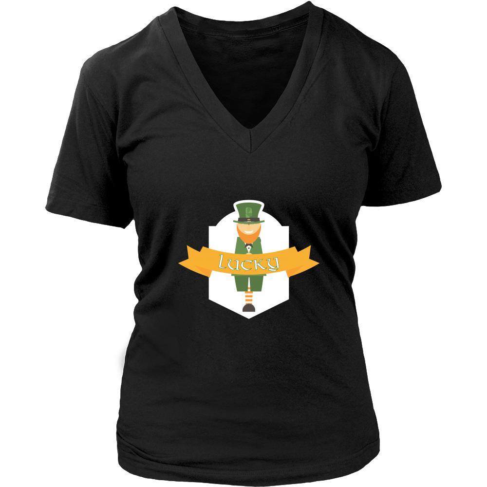 Saint Patrick's Day - " Lucky " - custom made funny t-shirts.-T-shirt-Teelime | shirts-hoodies-mugs