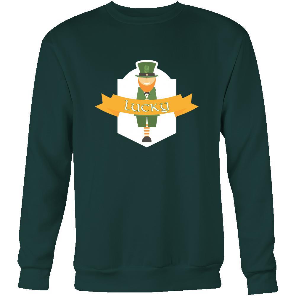 Saint Patrick's Day - " Lucky " - custom made funny t-shirts.-T-shirt-Teelime | shirts-hoodies-mugs