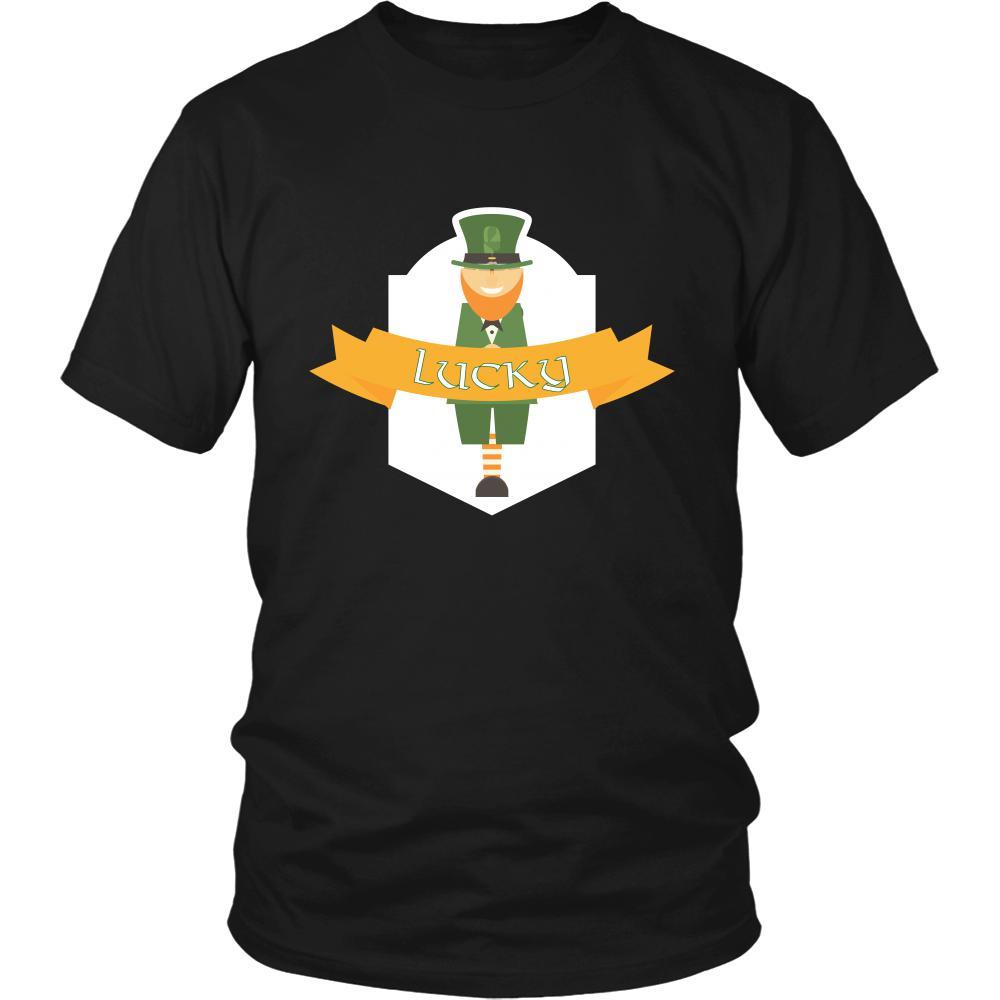 Saint Patrick's Day - " Lucky " - custom made funny t-shirts.-T-shirt-Teelime | shirts-hoodies-mugs