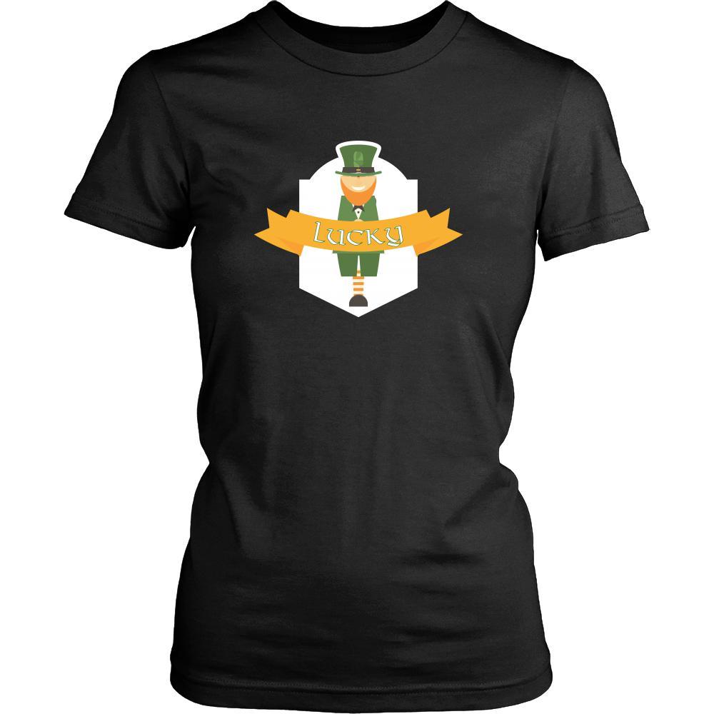 Saint Patrick's Day - " Lucky " - custom made funny t-shirts.-T-shirt-Teelime | shirts-hoodies-mugs