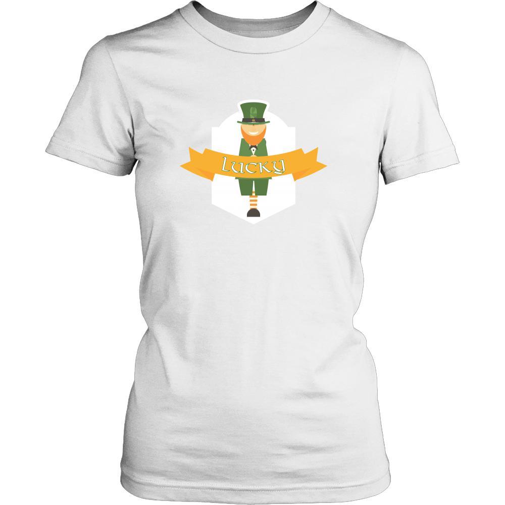 Saint Patrick's Day - " Lucky " - custom made funny t-shirts.-T-shirt-Teelime | shirts-hoodies-mugs