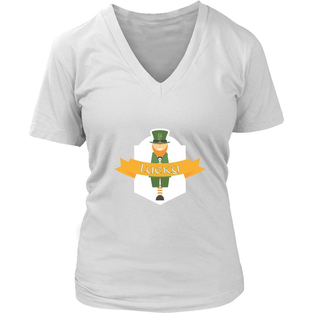 Saint Patrick's Day - " Lucky " - custom made funny t-shirts.-T-shirt-Teelime | shirts-hoodies-mugs