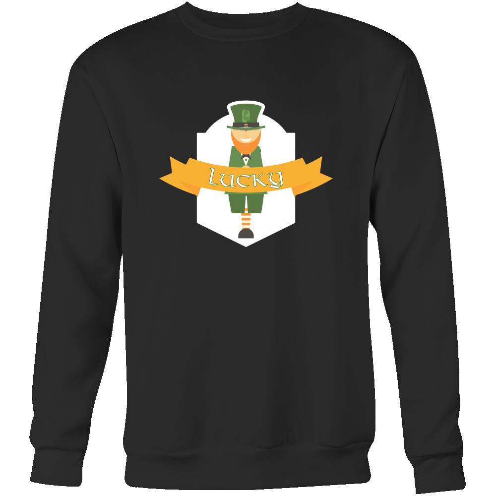 Saint Patrick's Day - " Lucky " - custom made funny t-shirts.-T-shirt-Teelime | shirts-hoodies-mugs