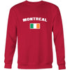 Saint Patrick's Day - " Montreal Canada Irish Flag " - custom made apparel.-T-shirt-Teelime | shirts-hoodies-mugs