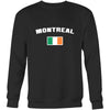Saint Patrick's Day - " Montreal Canada Irish Flag " - custom made apparel.-T-shirt-Teelime | shirts-hoodies-mugs
