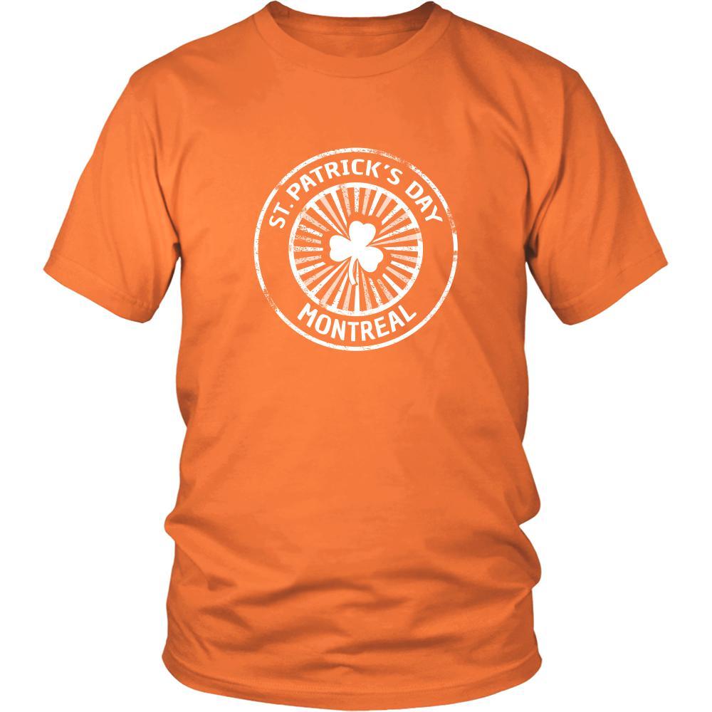 Saint Patrick's Day - " Montreal Canada Irish Parade " - custom made unique t-shirt.-T-shirt-Teelime | shirts-hoodies-mugs