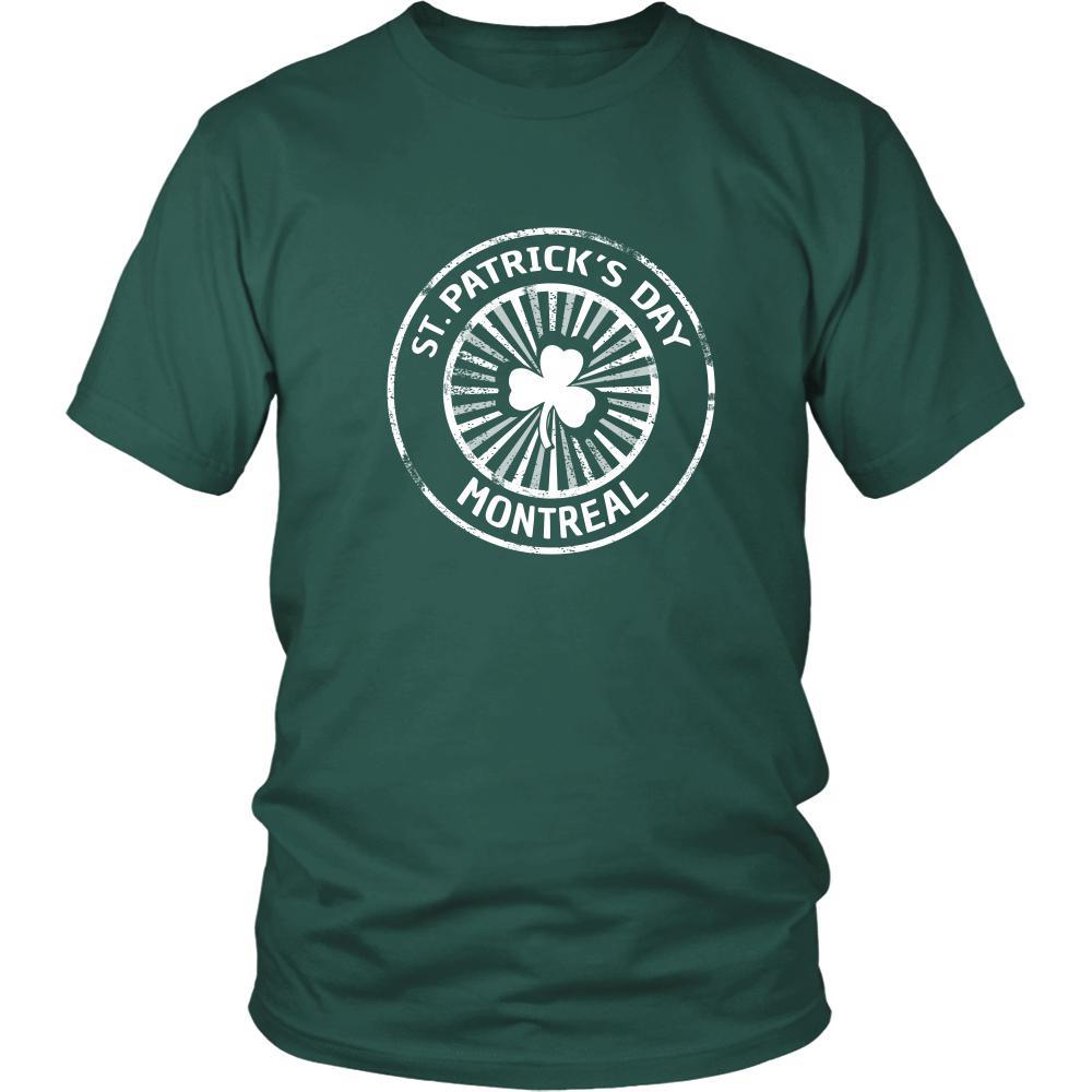 Saint Patrick's Day - " Montreal Canada Irish Parade " - custom made unique t-shirt.-T-shirt-Teelime | shirts-hoodies-mugs